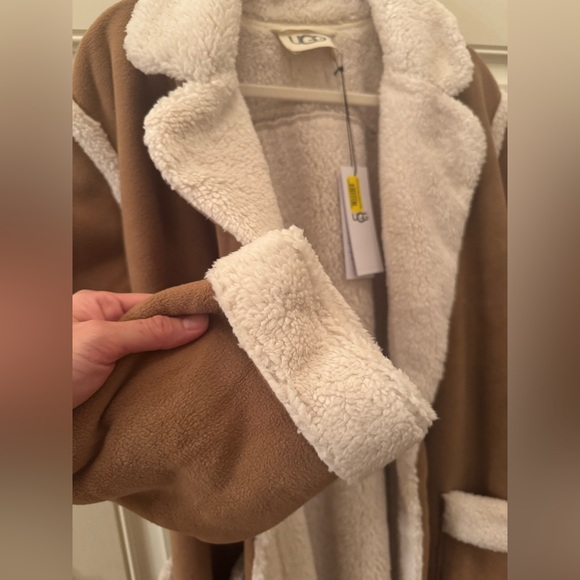 Women's Notch-Lapel Tie-Waist Classic Robe NWT - Picture 7 of 8